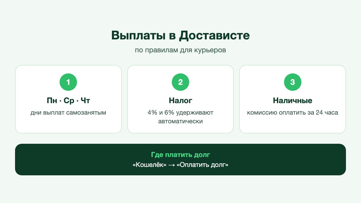 Курьер проверяет поступление выплаты на карту в смартфоне