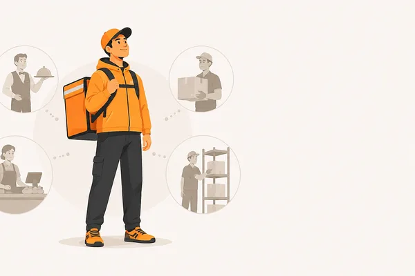 Курьер или официант, продавец, грузчик, склад: что лучше