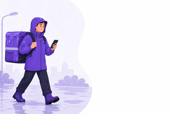 Как работать курьером в дождь: одежда, экипировка и советы