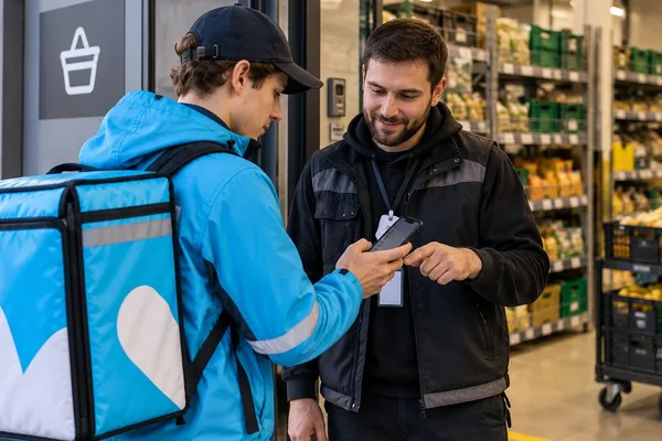 Первый слот в Яндекс Лавке: даркстор, QR-код, сумка и велосипед, фотоконтроль, наставник